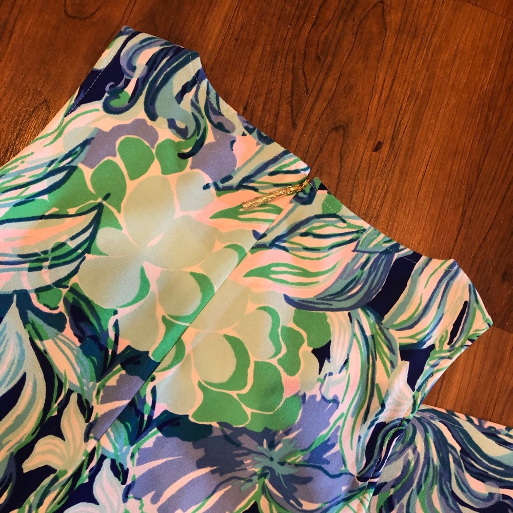 Lilly Pulitzer Tunic Length Floral Shirt